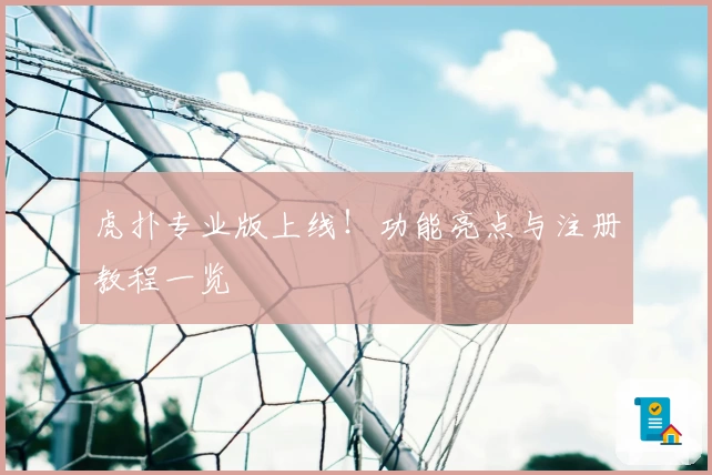 虎扑专业版上线！功能亮点与注册教程一览